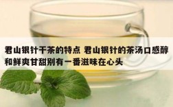 君山银针干茶的特点 君山银针的茶汤口感醇和鲜爽甘甜别有一番滋味在心头