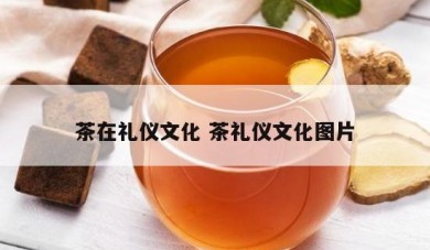 茶在礼仪文化 茶礼仪文化图片