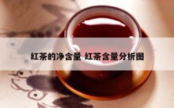 红茶的净含量 红茶含量分析图