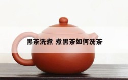 黑茶洗煮 煮黑茶如何洗茶
